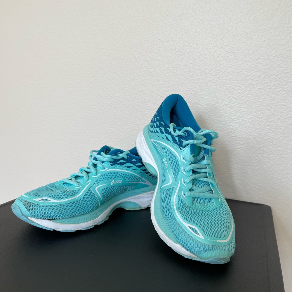 Asics gel cumulus 19 mesh blue sz 8